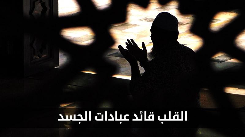 القلب قائد أعمال وعبادات الجوارح  والجسد